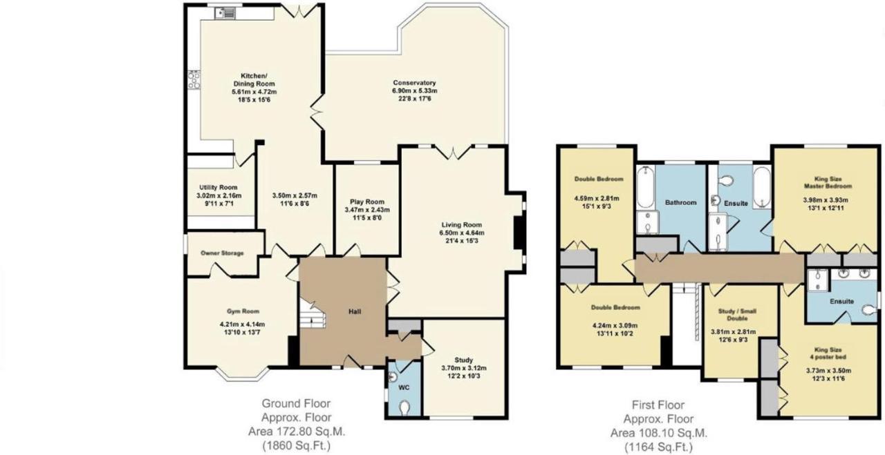 5 Bedroom 4 Bathroom Gym Playroom Country Home Leamington Exteriér fotografie